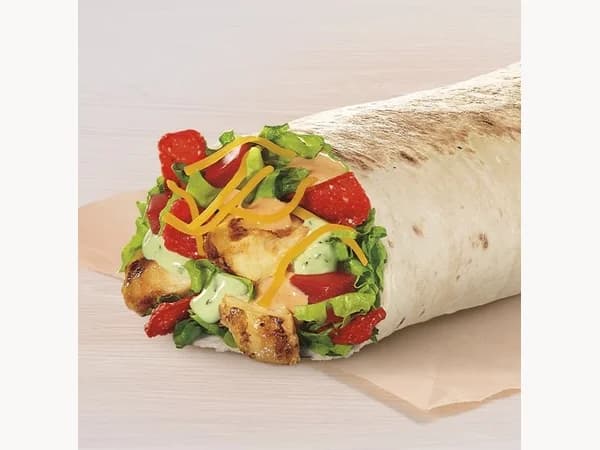 Cheesy Toasted Breakfast Burrito - Sausage