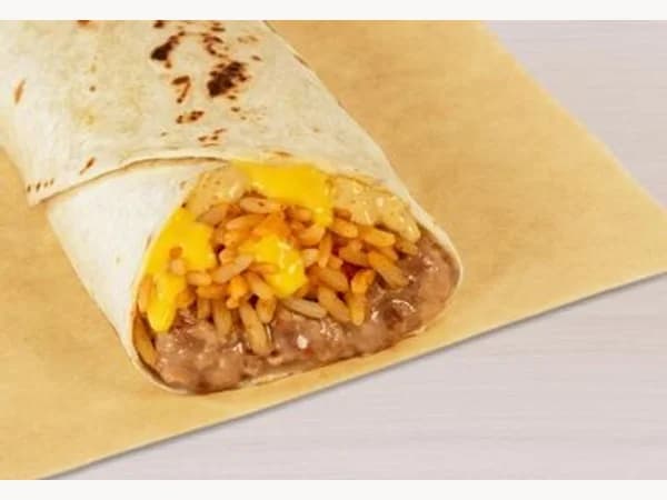 Taco Bell Cheesy Bean & Rice Burrito - Value Menu